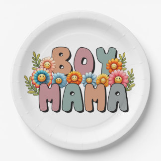 Muttertagsgeschenk | Boy Mama Pappteller