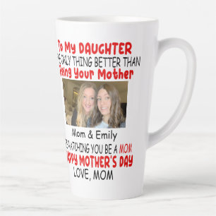 Muttertagsgeschenk für Tochter aus Mama Funny Milchtasse