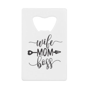 Muttertagsgeschenk Ideen Ehefrau Mama Boss Geldbeutel Flaschenöffner