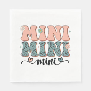 Muttertagsgeschenk Mini Floral Serviette