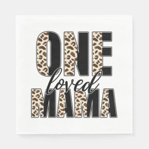 Muttertagsgeschenk One Love Mama Serviette