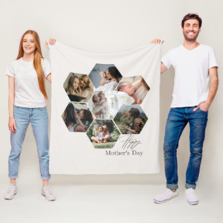 Muttertagsgeschenk Personalisierte MOMMY-FotoColla Fleecedecke