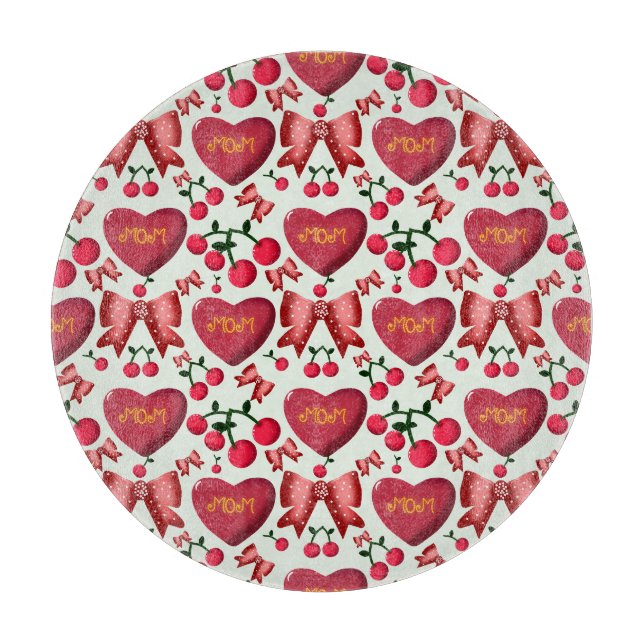 Muttertagsgeschenk  schneidebrett (Vorderseite)