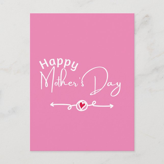 Muttertagsgeschenke Postkarte (Vorderseite)