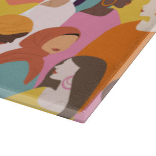 Muttertagsglasschneider Schneidebrett