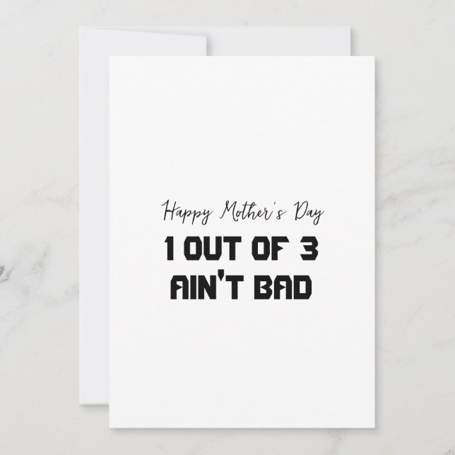 Muttertagskarte 3 Kinder Dankeskarte (Vorderseite)