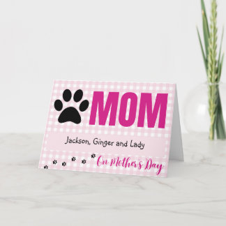 Muttertagskarte der Haustiere Karte