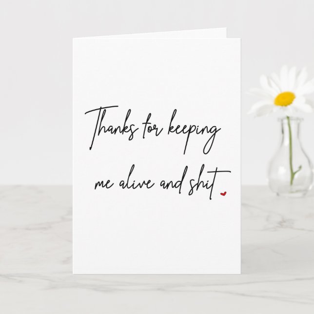 Muttertagskarte der lustigen Mütter Tageskarte Karte (Kleine Pflanze)