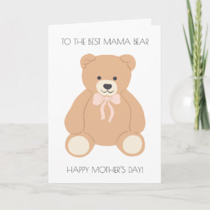 Muttertagskarte der Mama Bären Karte