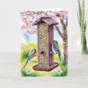 Muttertagskarte der Vogelernährung Feiertagskarte