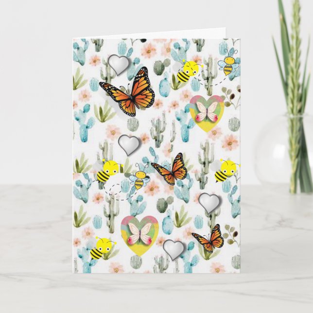 Muttertagskarte Feiertagskarte (Vorderseite)