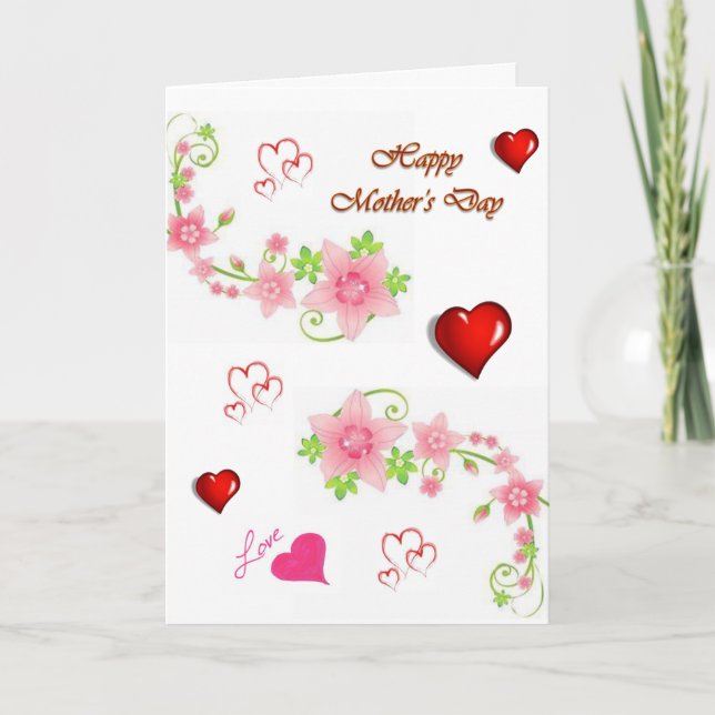 Muttertagskarte Feiertagskarte (Vorderseite)