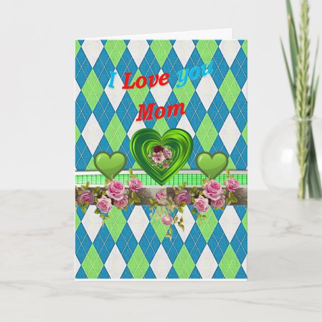 Muttertagskarte Feiertagskarte (Vorderseite)