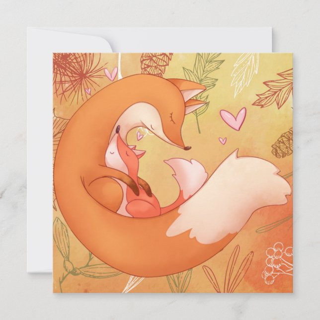 Muttertagskarte Feiertagskarte (Vorderseite)