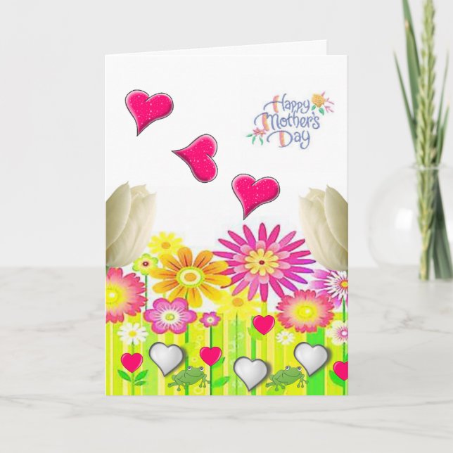 Muttertagskarte Feiertagskarte (Vorderseite)