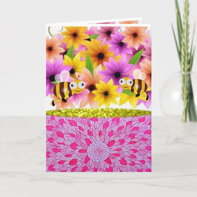 Muttertagskarte Feiertagskarte (Vorderseite)