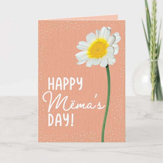 Muttertagskarte für Frau Karte (Vorderseite)