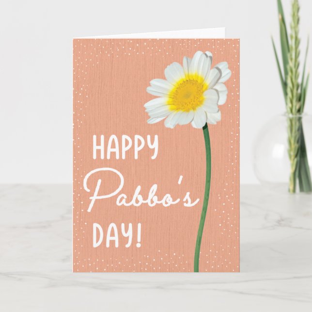 Muttertagskarte für Pabbo Karte (Vorderseite)