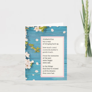 Muttertagskarte - Gedicht Karte