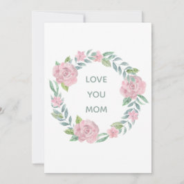 Muttertagskarte Mama Blumenkarte Liebe Feiertagskarte