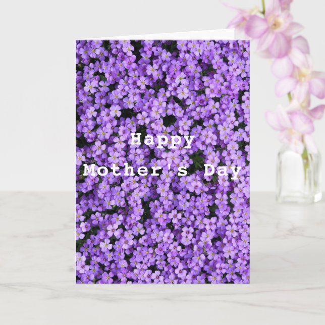 Muttertagskarte mit grausamer Blume Karte (Orchidee)