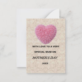 Muttertagskarte Mitteilungskarte