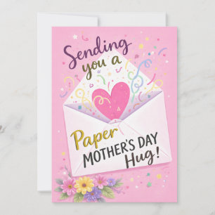 Muttertagskarte, Paper Hug Karte