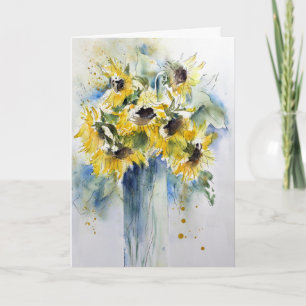 Muttertagskarte Sonnenblumen Karte