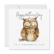 Muttertagskarte, Tag der glücklichen Mütter