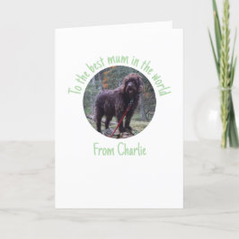 Muttertagskarte vom Hund Feiertagskarte
