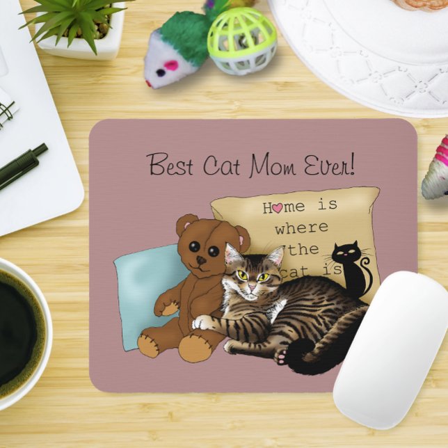 Muttertagskatze Mousepad (Von Creator hochgeladen)