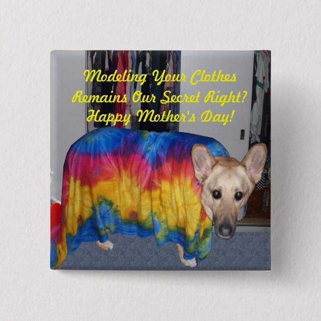 Muttertagskleidung Button (Vorderseite)