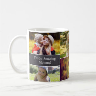 Muttertagskollage Personalisiert Kaffeetasse