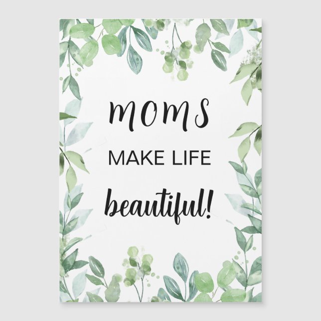 Muttertagskunst mit Folies Magnetkarte (Vorderseite)