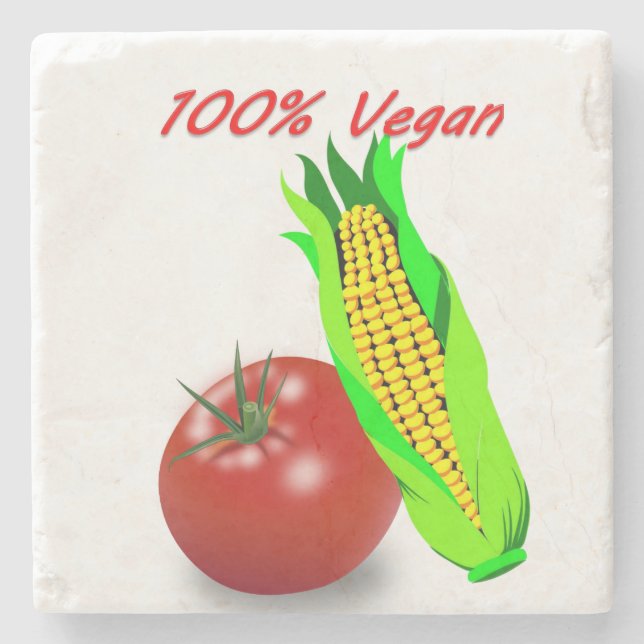 Muttertagsmarmor Stone Untersetzer 100% Vegan (Vorderseite)