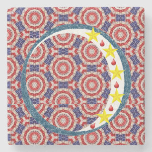 Muttertagsmarmor-Stone-Untersetzer Steinuntersetzer