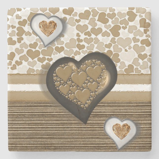 Muttertagsmarmor-Stone-Untersetzer Steinuntersetzer (Vorderseite)