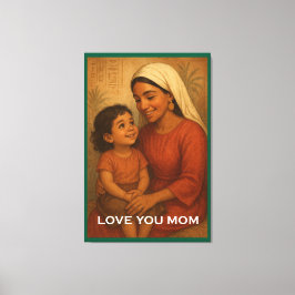 Muttertagsposter Leinwanddruck