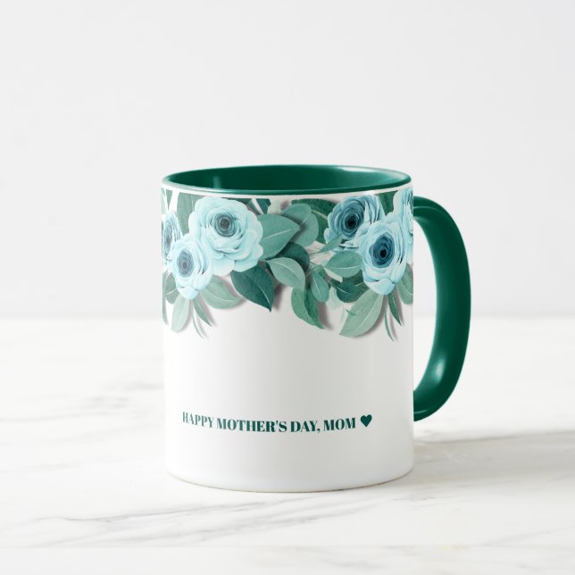 Muttertagsrose  tasse (VorderseiteRechts)