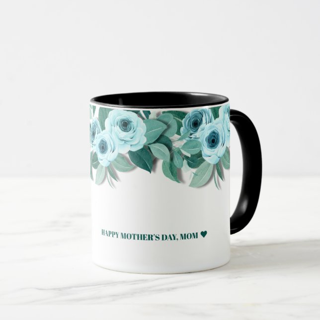 Muttertagsrose  tasse (VorderseiteRechts)