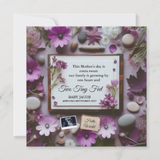 Muttertagsschwangerschaft für Oma Ankündigung