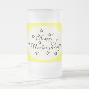 Muttertagsstars - mattglas bierglas