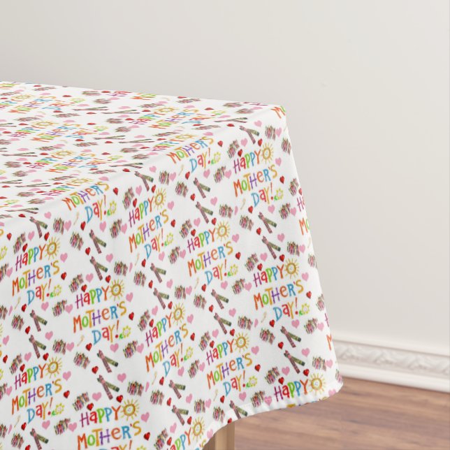 Muttertagstablette Tischdecke (Beispiel)