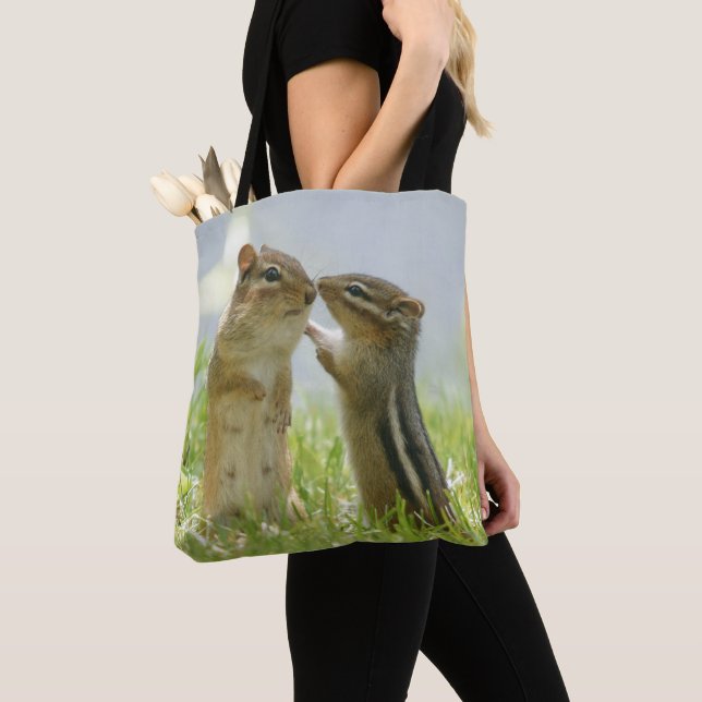 Mutterund BabyChipmunk Tasche (Von Nahem)