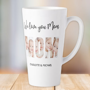 Mutti 3 Fotos Buchstaben Ausschneiden Milchtasse