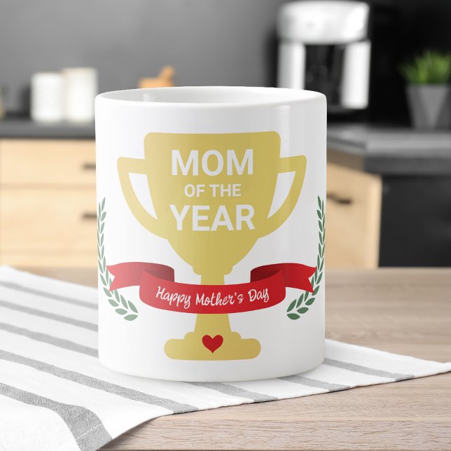 Mutti Des Jahres Muttertag Jumbo-Tasse (Mom Of The Year Mother's Day Giant Coffee Mug)