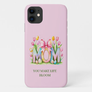 Mutti, du lässt das Leben erblühen Frühlingsfloral Case-Mate iPhone Hülle