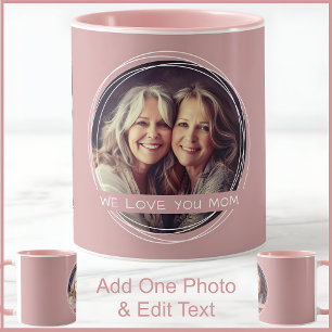 Mutti Ein Foto & Text Staubig Rosa Rosa C91 Zweifa Tasse