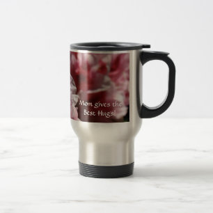 Mutti gibt die besten Umarmungen! Pendler Tasse Rh