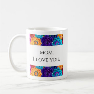 Mutti ich liebe Dich - Trendiger Muttertags-Kaffee Kaffeetasse